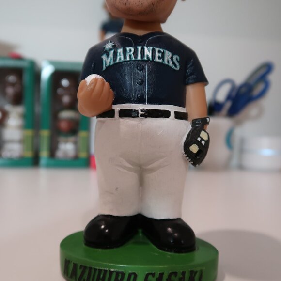 Kazuhiro Sasaki2001 Hand Painted Bobble Head Seattle Mariners MLB NO BOX - Picture 3 of 11
